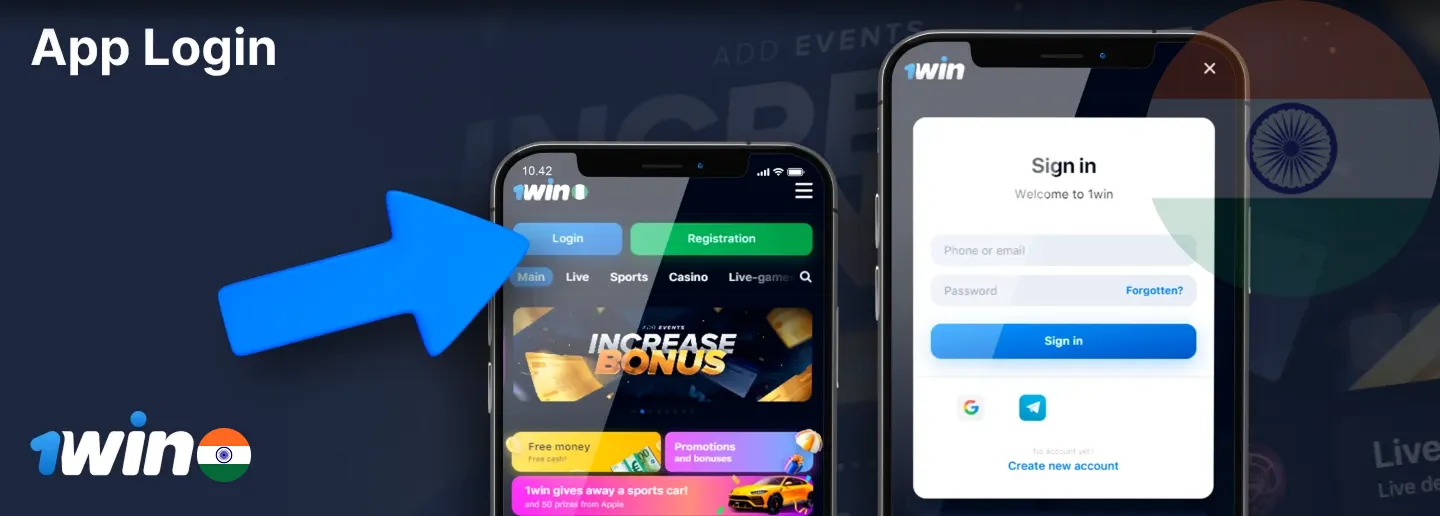 1win India App Login
